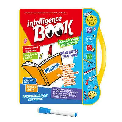 Sound E-book English Letters Words Figures Learning Intelligent Smart Book Early Educational for kids