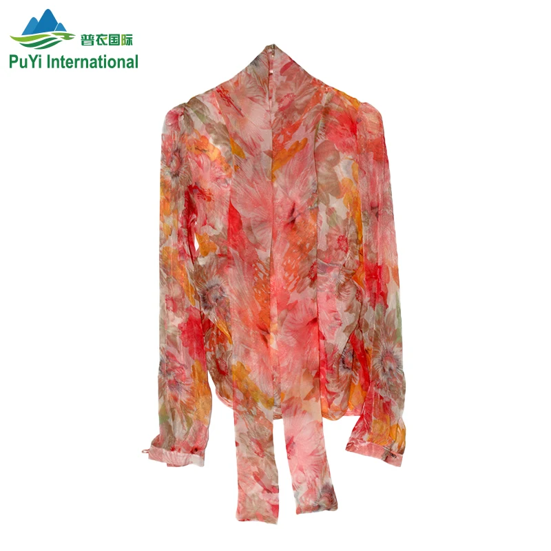 Second Hand Fashion Clothes Blouse Container of Used Second Hand Clothes Clothing Apparel Stock Japan