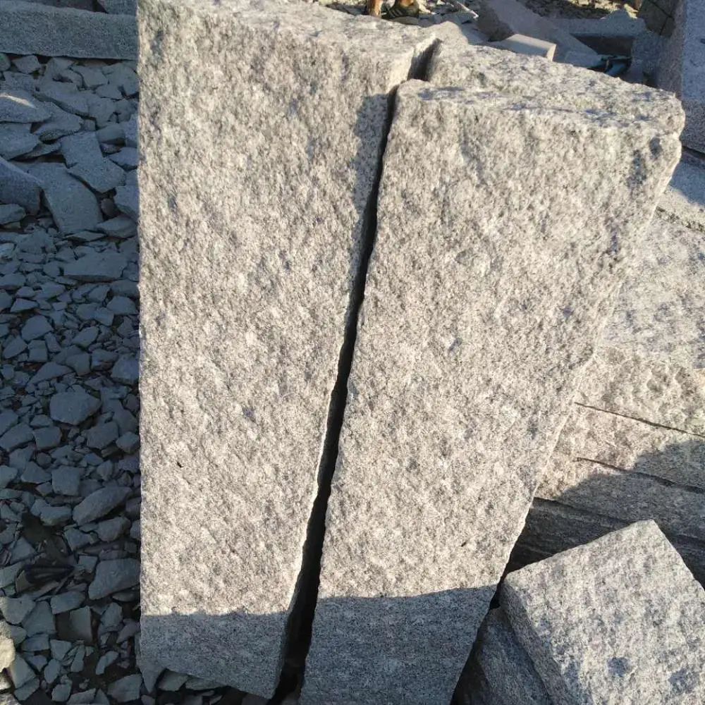 Natural handmade grey granite stone with WIN=WIN&CE certificate Split natural kerbstone Natural Curbstone granite stone
