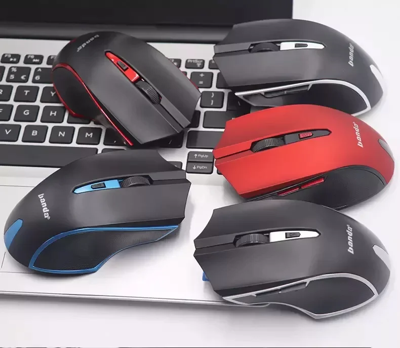 Wholesale Wireless Optical Wireless Computer Mouse 2.4G 6D Laptop USB Mouse Desktop Mice