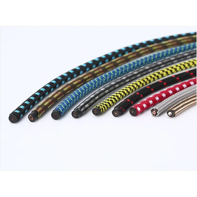 Low Noise 6M 20FT Double Shield Audio Cable Guitar Cord Instrument Cable with 1/4 Inch Golden Mono Jack