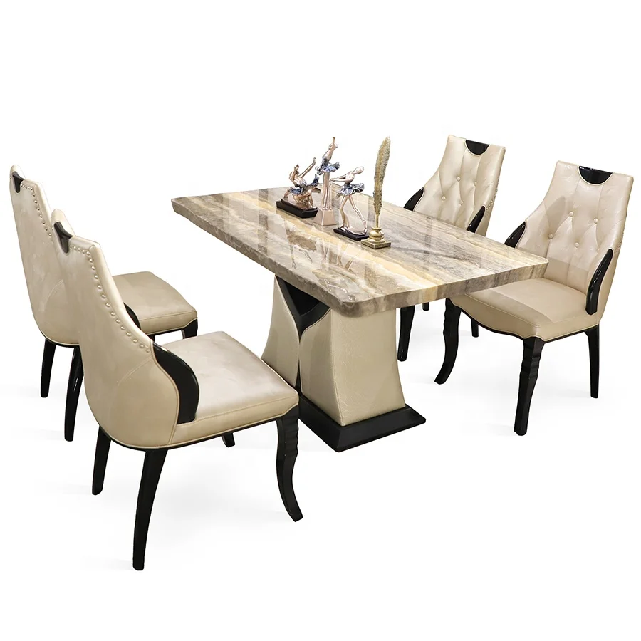 wooden dining table and chairs set luxury