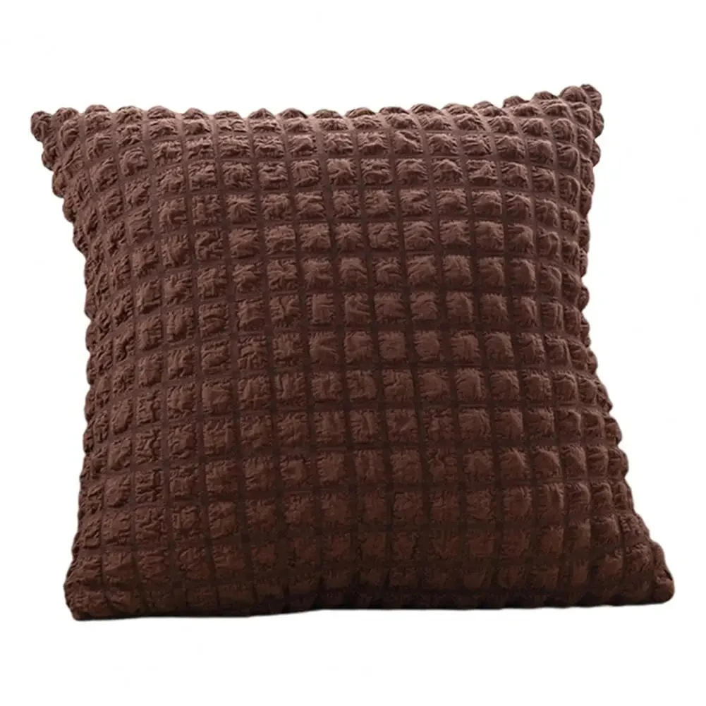 Customizable Solid Cushion Cover Linen Pillow Case for Sofa Bed Car Seat Polyester Bed Pillows Home Decor