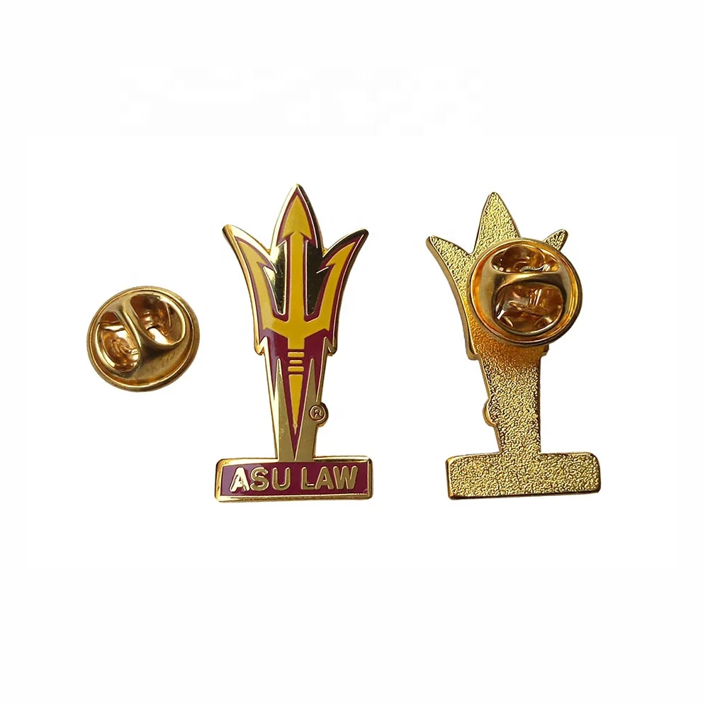 Изготовленный на заказ металлический штифт с эмалью из смолы