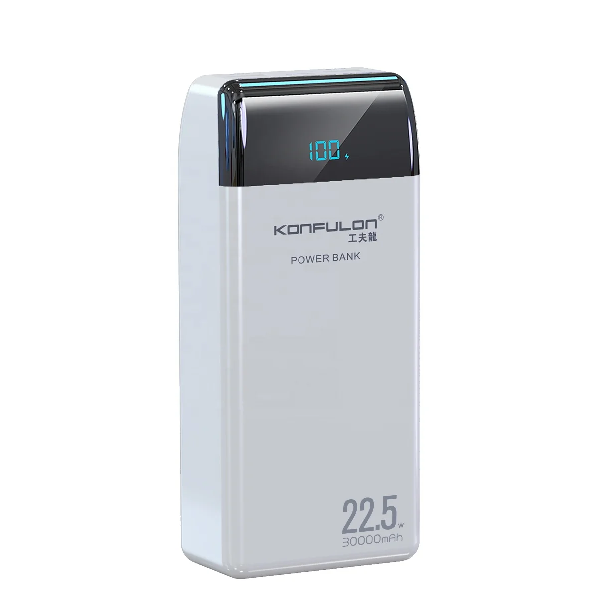  Внешний аккумулятор Konfulon 20 Вт 30000 мАч 2 USB-порта