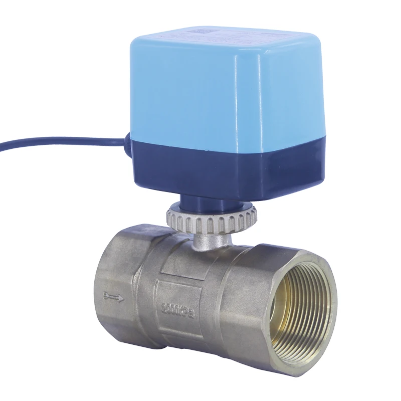 wholesale 1/2inch dn15 motorized isolating ball valve mini electric water actuated ball valve with timer