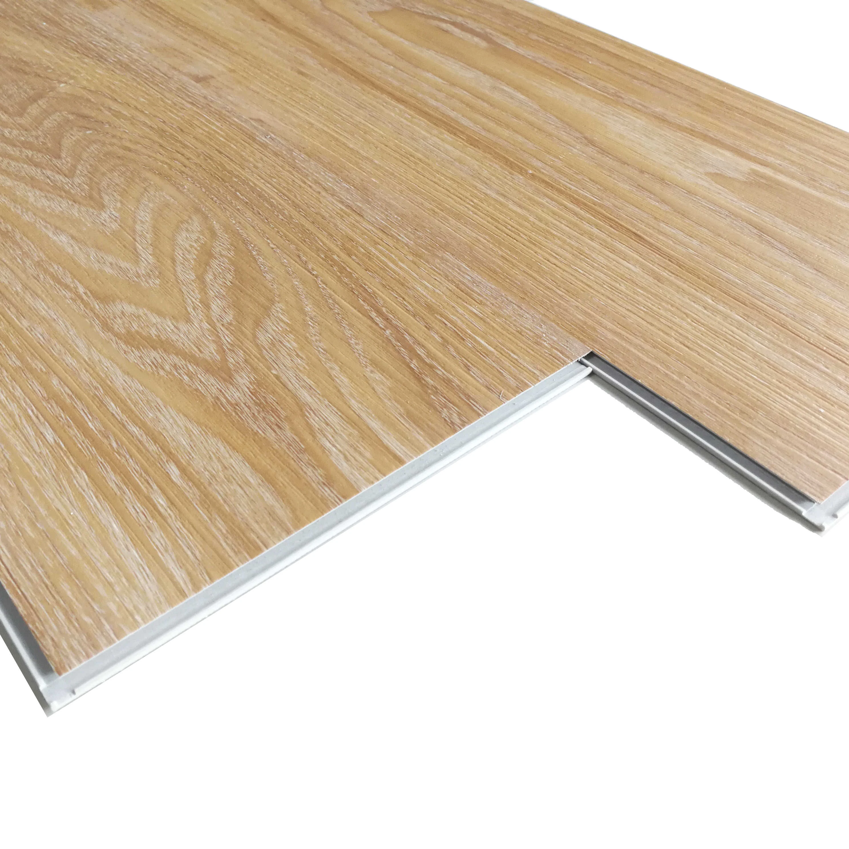 Eco-friendly Waterproof Interlock Click Cork Back 4mm 5mm 6mm Pvc Spc Floor