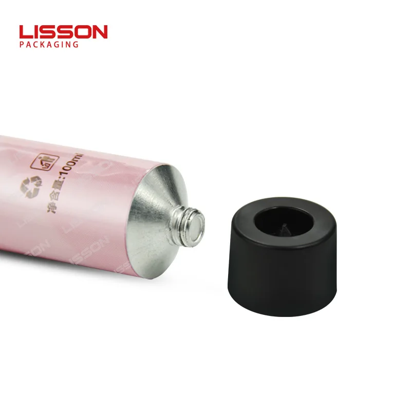  cosmetic pink aluminum packaging tube pharmaceutical collapsible 70 ml pure aluminium tubes with screw