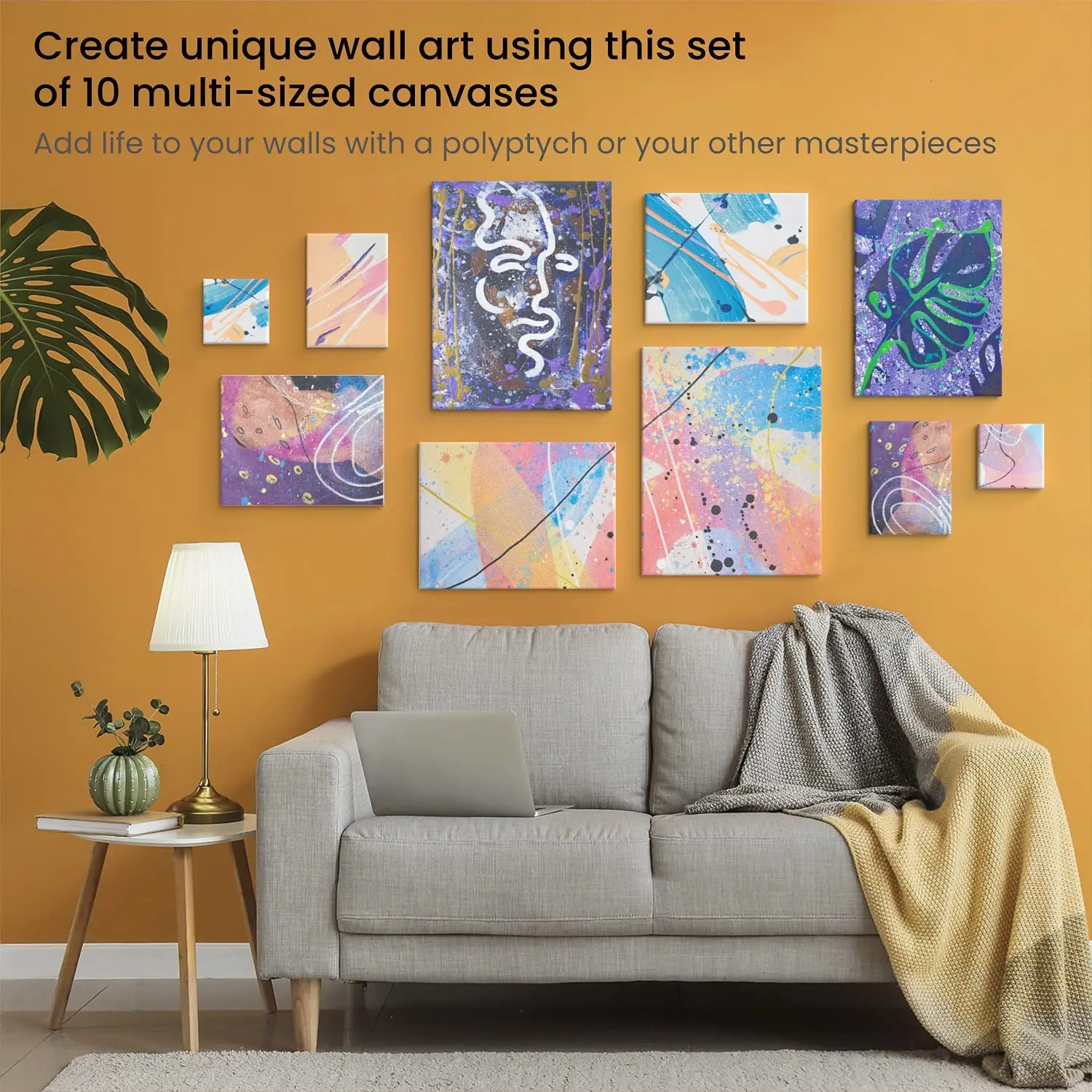 Hot sale Frame Painting Set Sketching Supplies Painting Materials Tools Oil Canvas