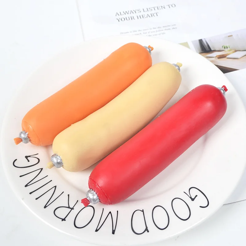 Hot Sale Squishies Cute Simulated Ham Sausage Lala Le Soft Squishy Toys