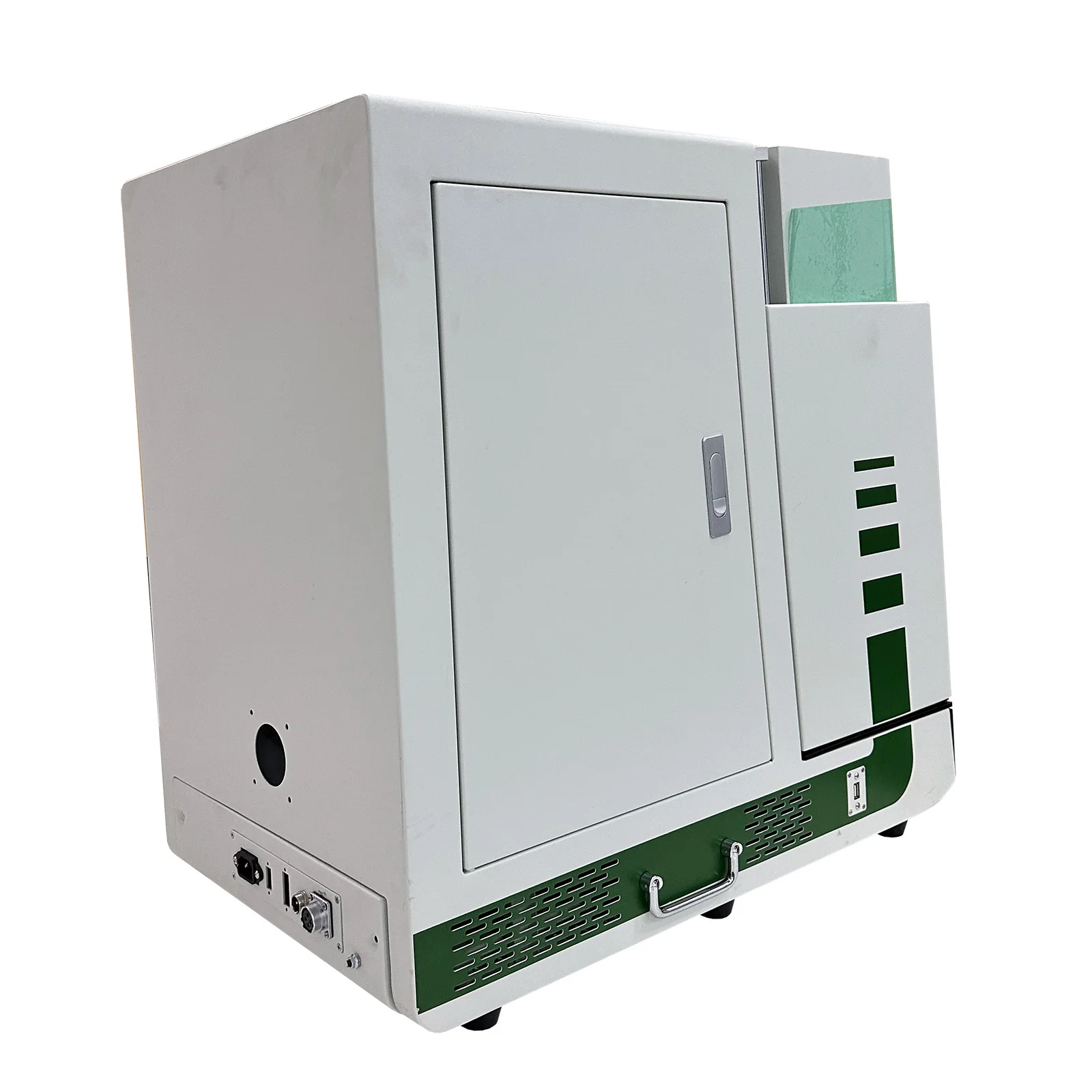 New type of closed fiber laser engraving machine and jewelry home cutting machine