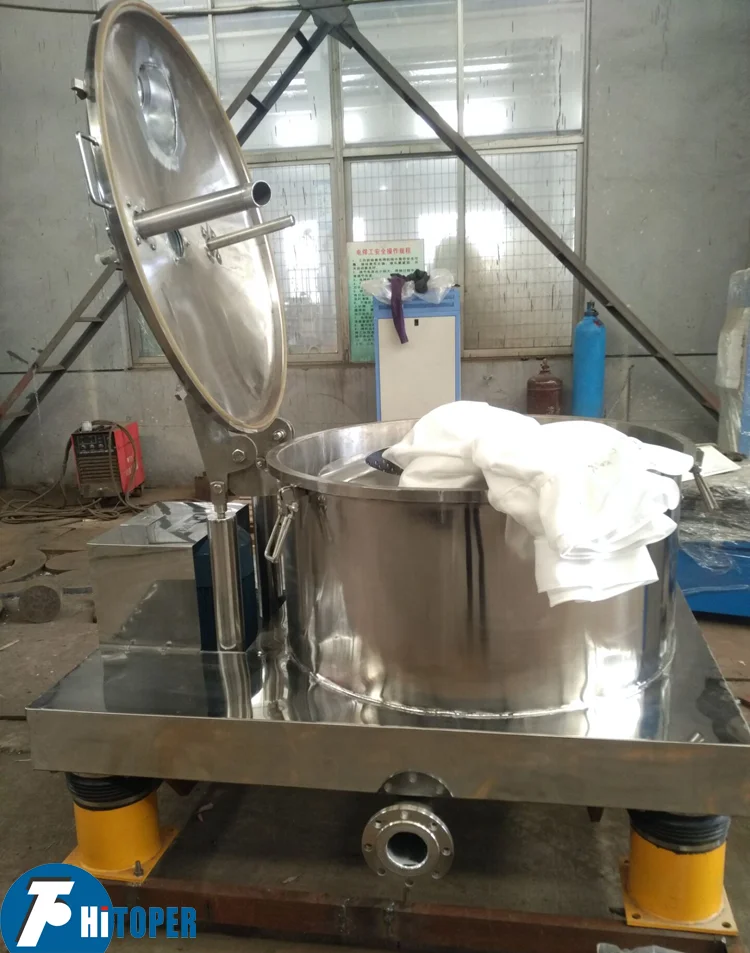 Plant separation equipment of high capacity re hemp filter centrifuge