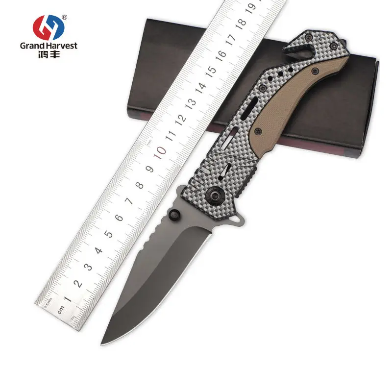 Лидер продаж 2022 многофункциональный высококачественный складной нож для кемпинга из нержавеющей стали 420