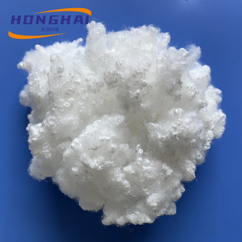 virgin hollow conjugated polyester staple fiber pillow stuffing polyester fiberfill wholesale