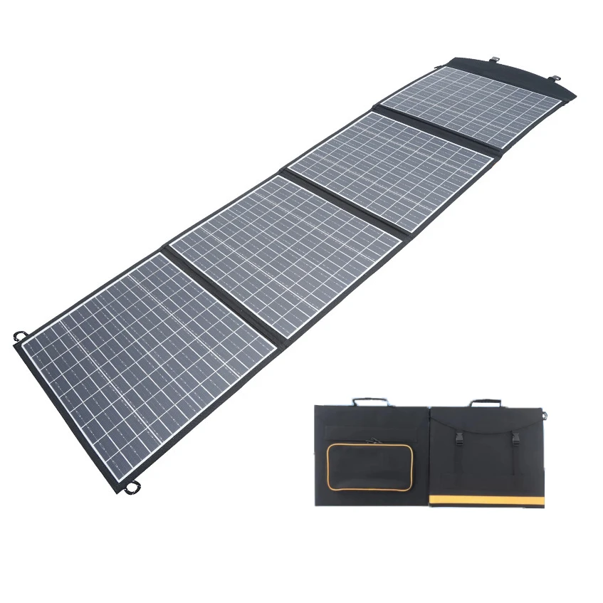 60W 100W 150W Foldable Solar Panel Solar Charger DC 18V USB 5V Output Portable Solar Cells for Outdoor  portable power station