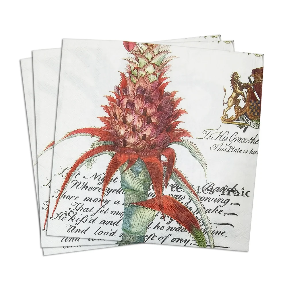 
 Бумажные салфетки для ресторана с принтом логотипа на заказ  