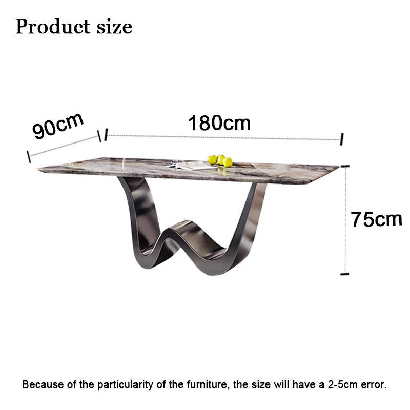 SUKE Natural luxury rock table unique design special-shaped table feet light luxury universal household table