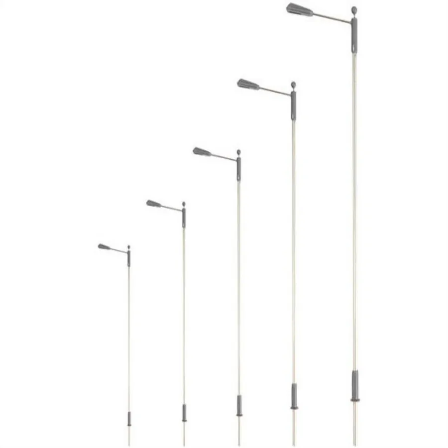 30 шт./лот 1/150 N Масштаб 3v проволока белая модель уличного светодиодного освещения для железной дороги модели