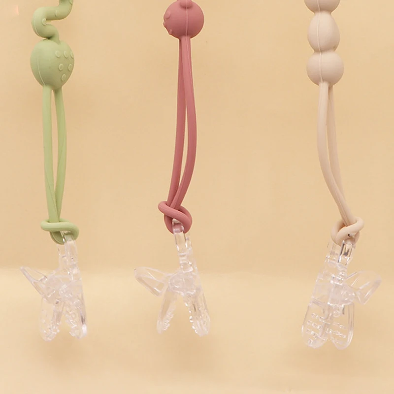Wholesale custom factory food grade materials dummy clips baby pacifier portable baby pacifier clip holder