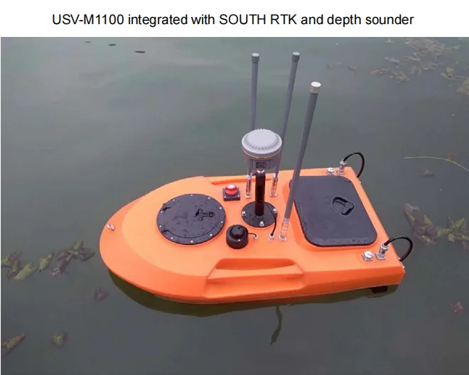 USV-M1100 unmanned surface vessel option autonomous navigation system mountable for adcp scan sonar