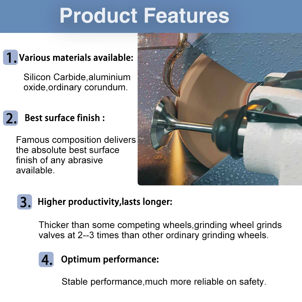 engine valve grinding machine Valve Refacer Wheels cylinder block valve plate grinding machine