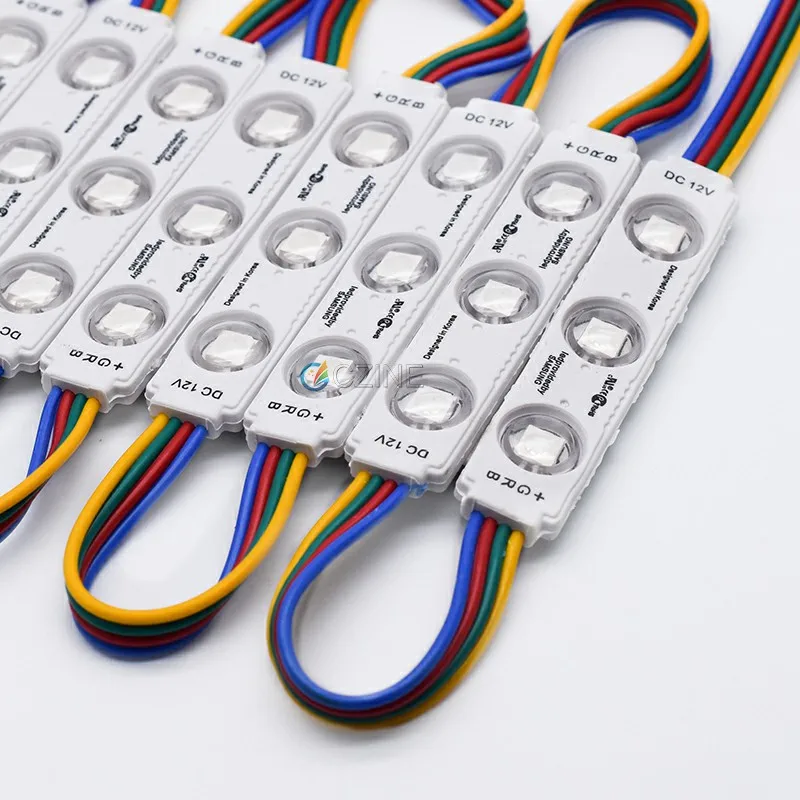 Customized 12v 24v 5050 RGB Side Indecator High Quality Led Module Light Multi-color