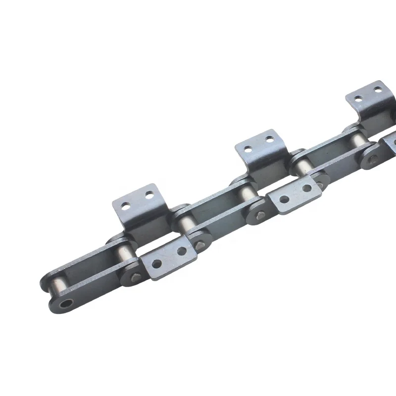 Double Pitch Conveyor Curved Chain Belt Standard Connecting Plate Industrial Transmission K2 Attachment Chain