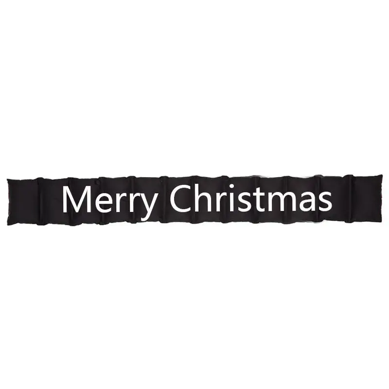 puffy outdoor Scarf wearable camping quilted warm scarf camping puffy down scarf With Words Printing