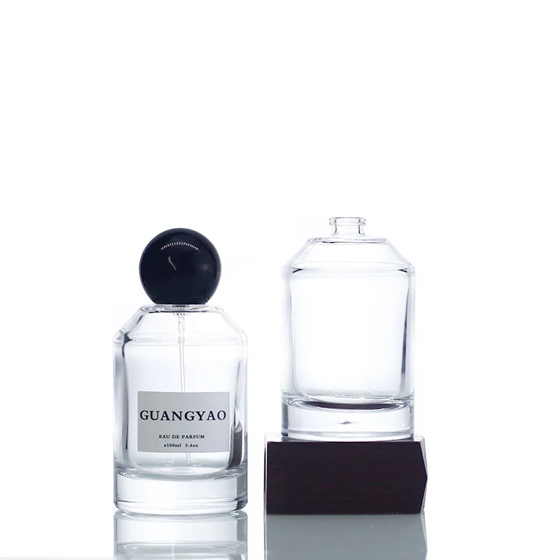 Customizable Perfume Glass Bottle Wholesale Luxury Spray Glass Perfume Bottle 50ml 100ml With Box