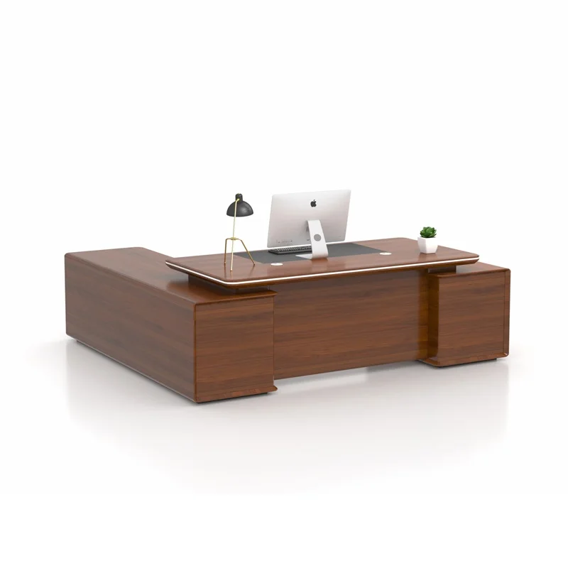 Factory Supply Durable Wooden Modern Director Table CEO Office Desk Office Boss Desk
