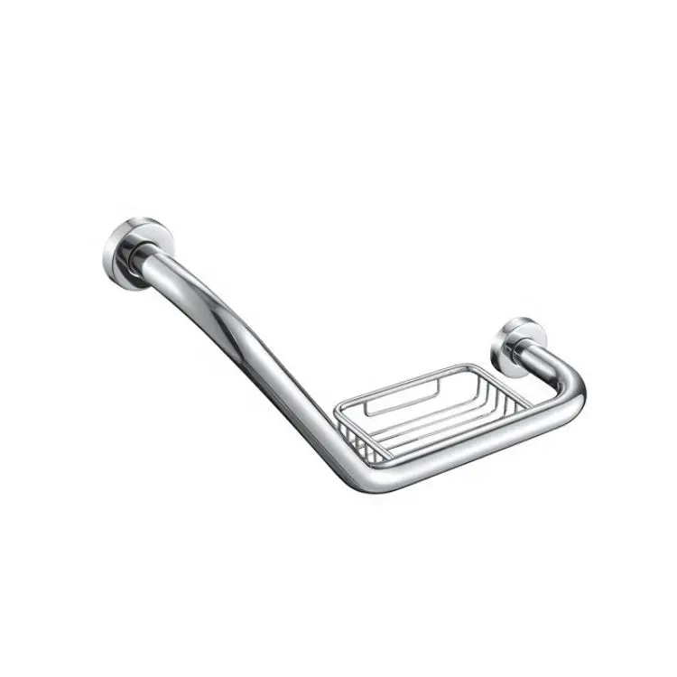 Competitive Price Convenient Safe Soap Armrest Handle Stainless Steel Shower Tub Grab Bar