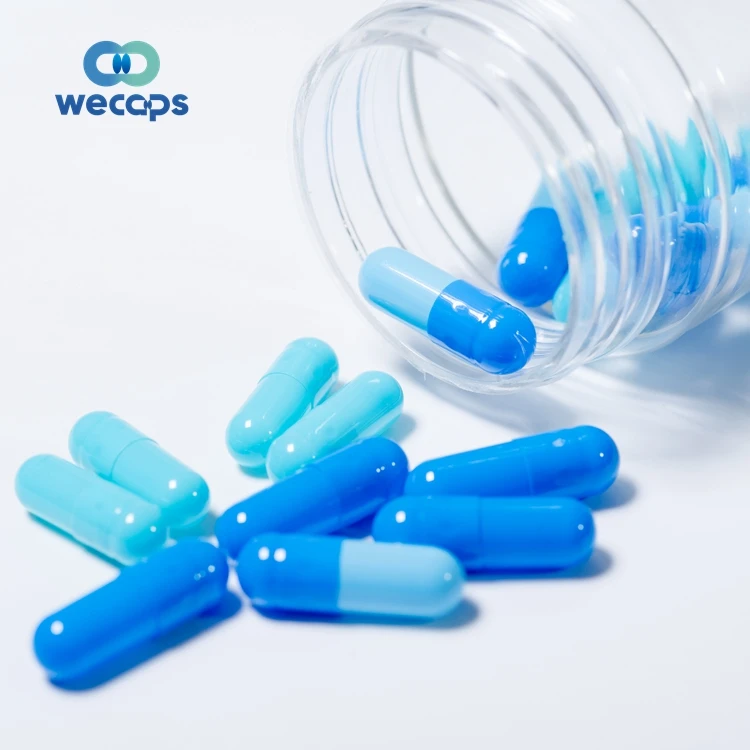Wecaps Factory Supply 0 00 1 2 3 4 Empty Capsule Shell Halal Certified Capsules Vegetarian Hpmc Empty Capsules