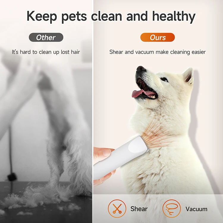 Electric Hair Cleaning Vacuum Grooming Pet Tool Dogs Cats Dog Cat Hair Dryer Vacuum Cleaner