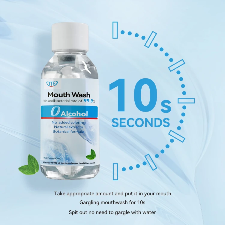 New Type Anti Bad Breath Cool Mint eco friendly mouthwash Daily Travel Use