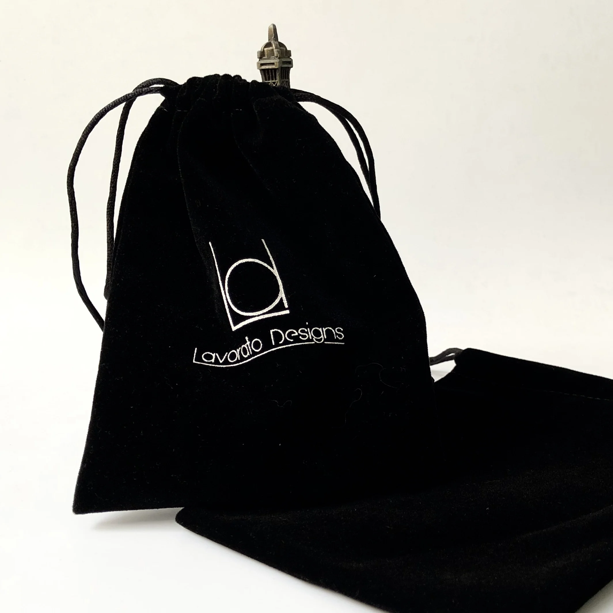 Wholesale Personalized Colorful Velvet Custom Logo Printed Drawstring Bag Small Packing Bag For Jewelry