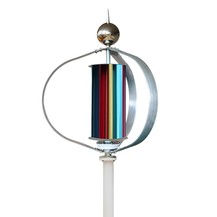 Vertical Axis Wind Power Generator 3KW Small Wind Turbine 48V Alternative Energy System