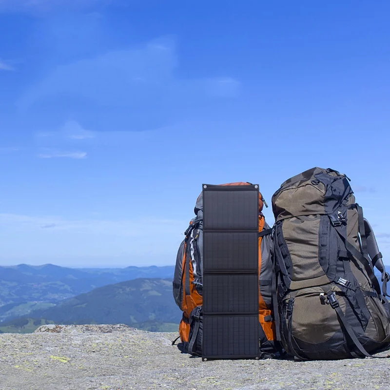 SPOT Outdoor portable  Solar charging folding bag monocrystalline photovoltaic panels for camping