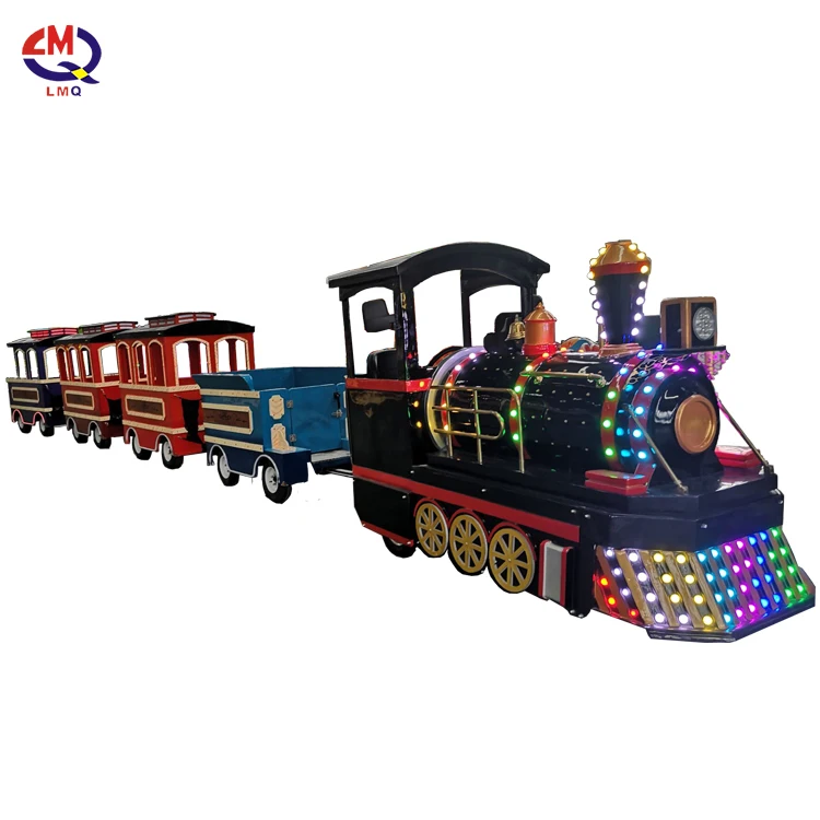 Children Electric Tourist Trackless Amusement Park Train For Sale