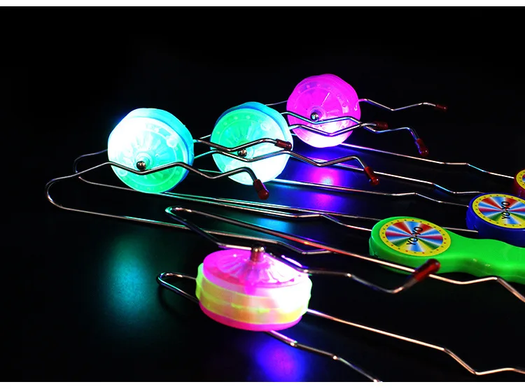 Colorful Led Flashing Rail Rolling Flywheel Yoyo Ball Toy For Kids Gifts Cute Led Light Rail Rolling Yoyo Ball Toys