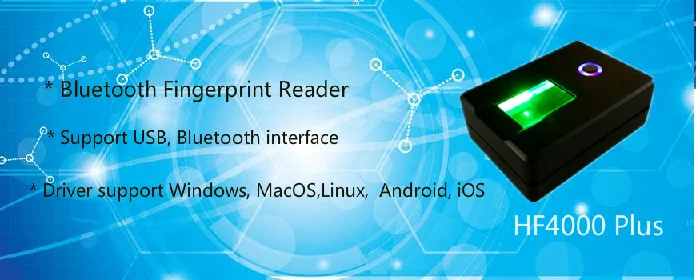 
Wireless Optical Sensor Fingerprint Scanner With Free SDK HF4000 Plus 