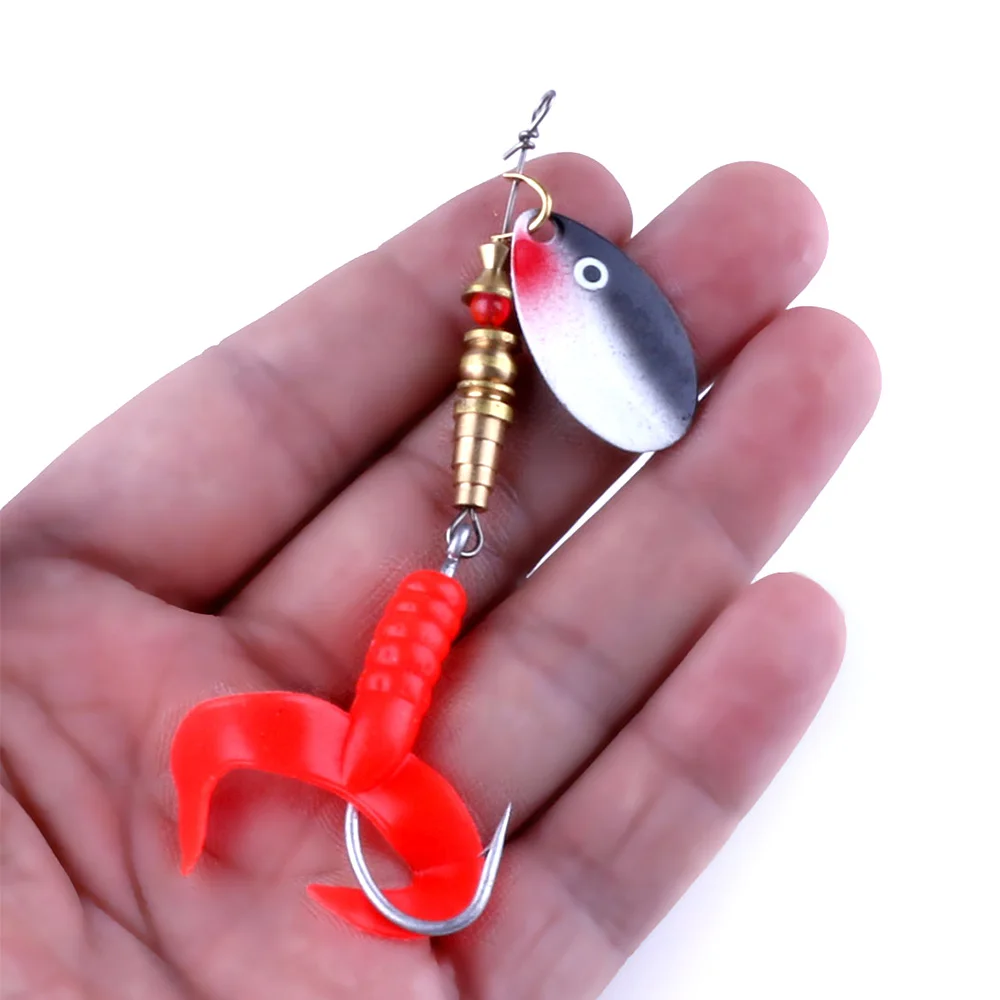 9cm-7.1g Wholesale Metal Spinner Spoon Lures Trout Fishing Lure Hard Bait