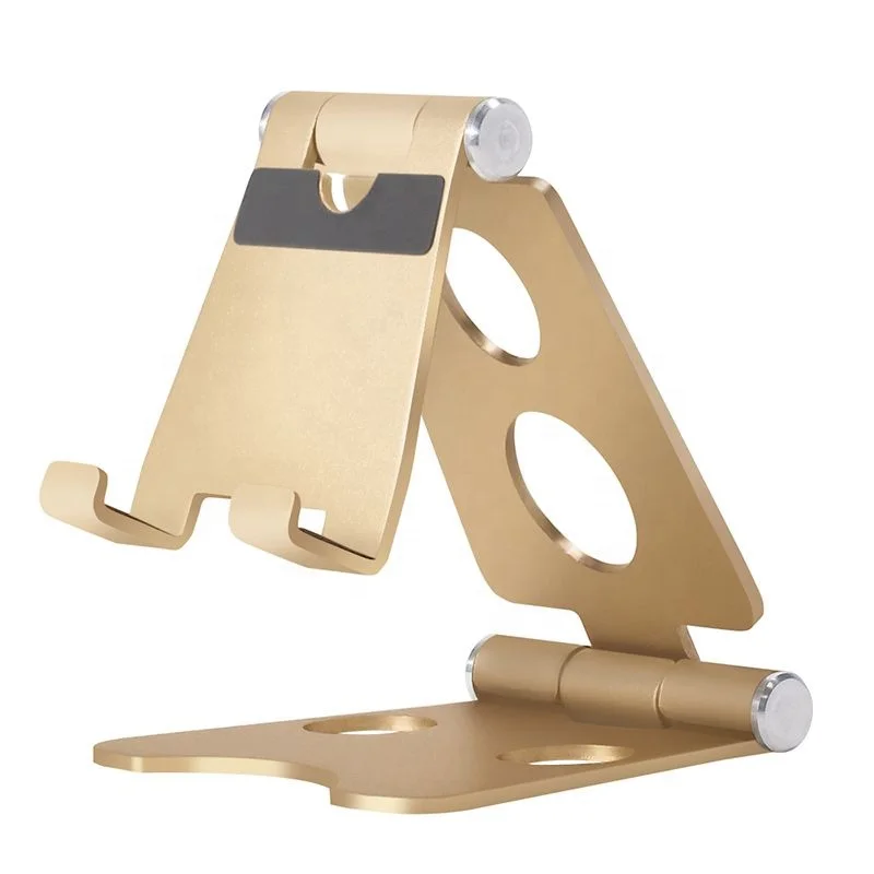 
Multi Angle Foldable Adjustable Universal Aluminum Desk Cell Phone Stand Mobile Phone Stand Tablet Stand for iPad iPhone 