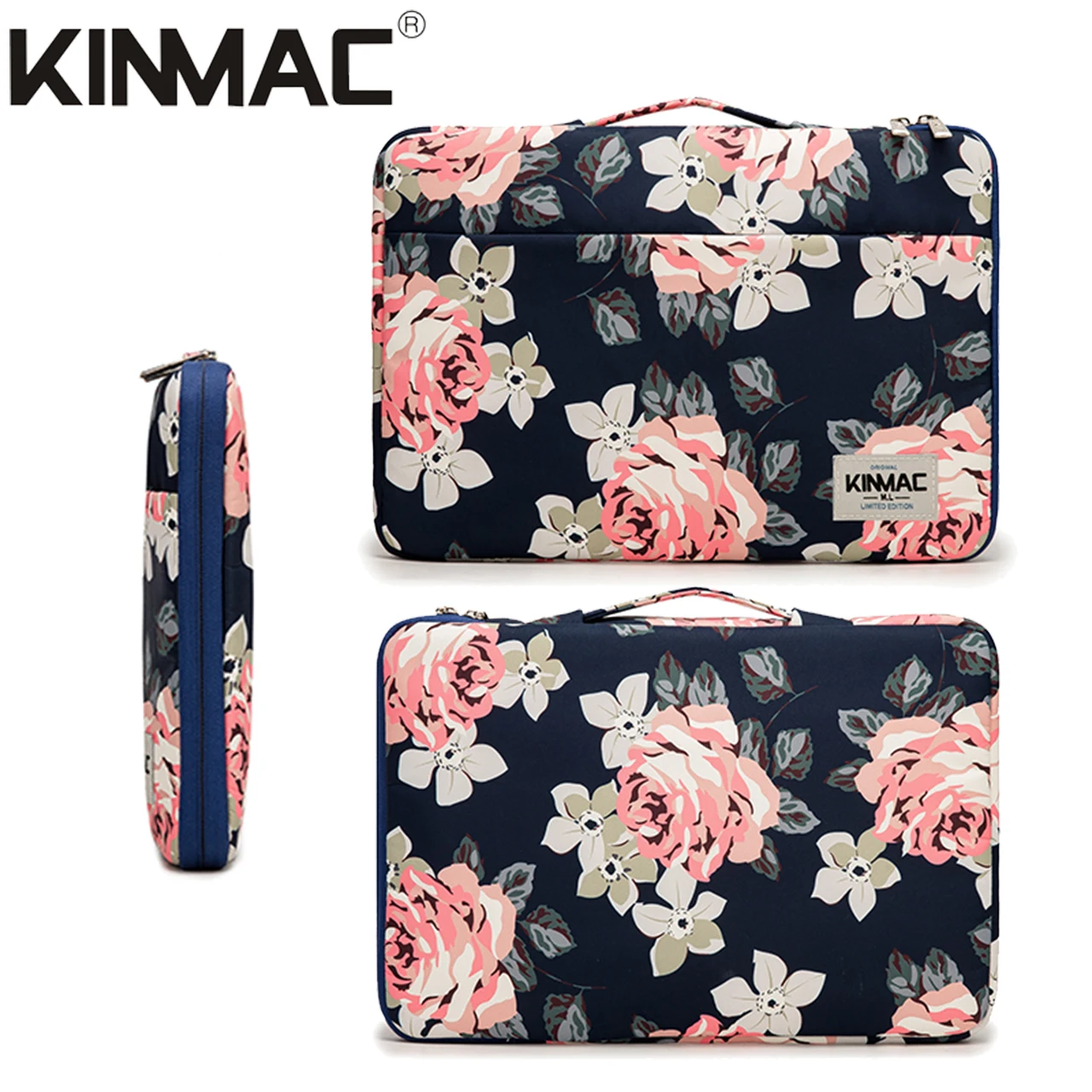 Kinmac с голубыми цветами 360 Защитная водостойкая 15 дюймов 6 ноутбук сумка чехол для ноутбука