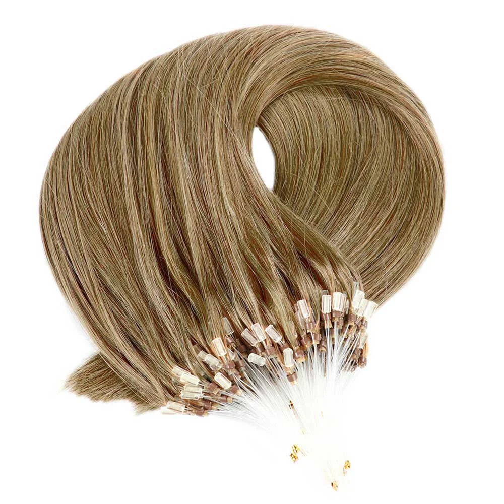 New arrival Straight Wholesale Human hair Micro Loop Ring Hair Extension