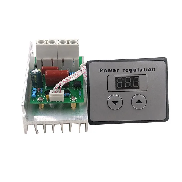 AC 220V 10000W SCR Digital Control Voltage Controller Electronic Voltage Regulator Speed Control Dimmer Thermostat Power Supply