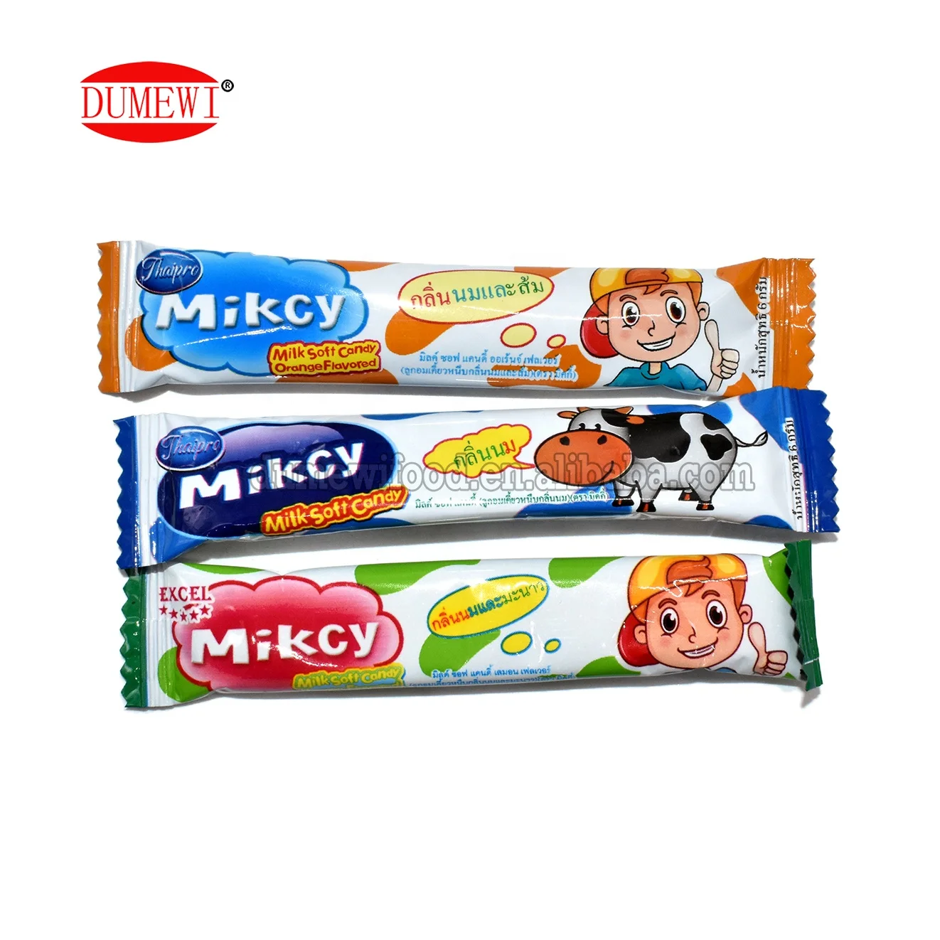 Coconut Flavor Soft Milk Wrapped Sweet Candy Craramel