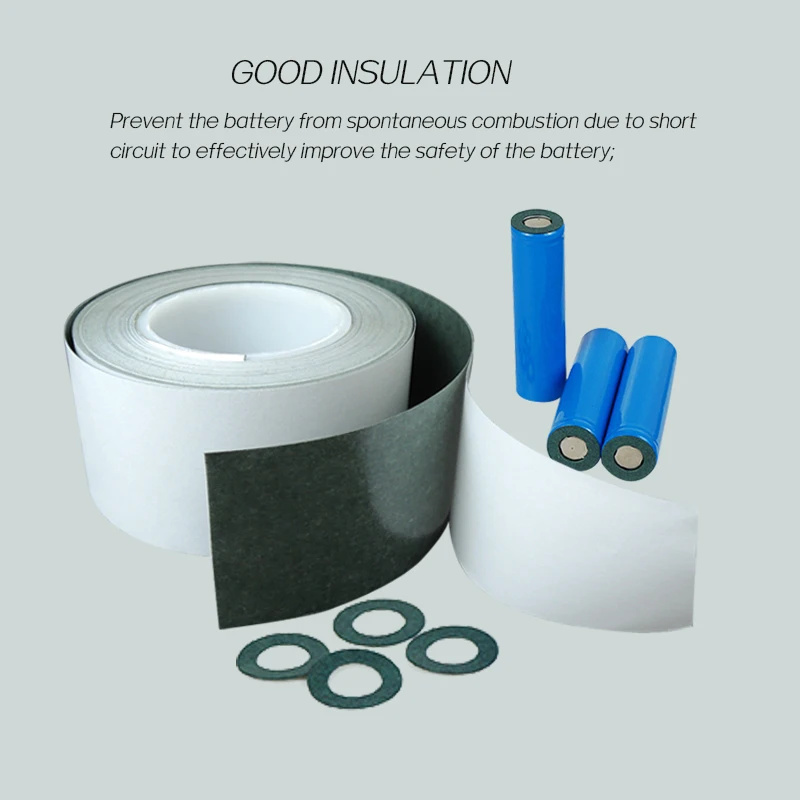 Manufacturer green fire resistant tape insulation tape adhesive fish paper tape for battery