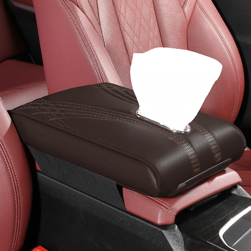 Marcan Car Armrest Cushion Cover Pad Universal Fit For All Cars Car Interior Accessories