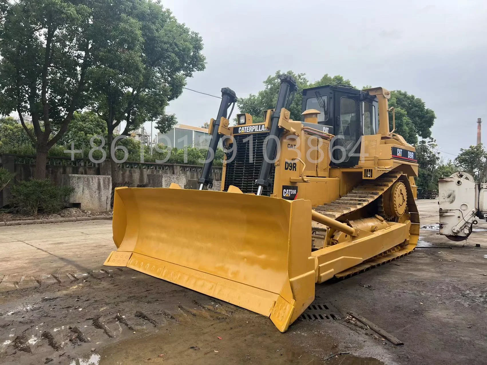 Бульдозер CAT б/у 9 тонн D9R бульдозеры на гусеничном
