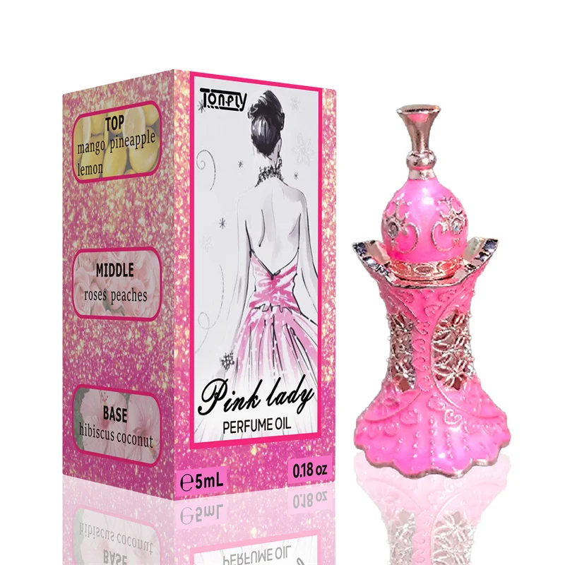 TONFLY Dubai Arabic Perfume Wholesale Pink Perfume 5ml original High Quality Long Lasting women Perfume